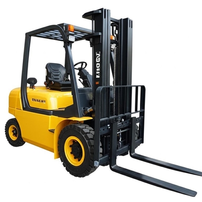 3.5t Diesel Forklift with 2060mm Turning Radius and Pneumatic Tyres