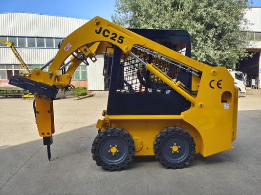 Compact Skid Steer Loader SNSC JC25 380kg Load Capacity With Kubota Yanmar Engines Option