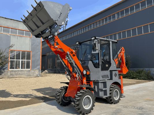 Powerful 3500kg MR15-10 Mini Wheel Loader with Flexible Steering for Confined Spaces