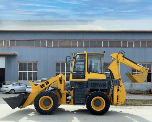 SNSC40-28 3000kg Backhole Loaders Powerfull Diesel Engines And High Performance