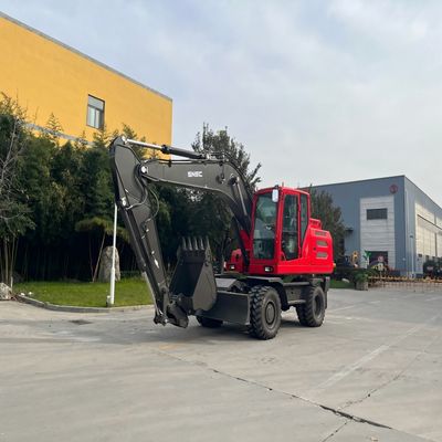 15 Ton Wheeled Excavator – Powerful Hydraulic System For Road And Construction 