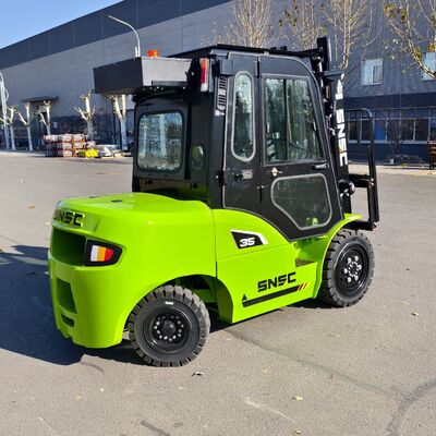3.5 Ton Diesel Forklift with Reinforced Chassis and USA Curtis Controller for Heavy-Duty Operations