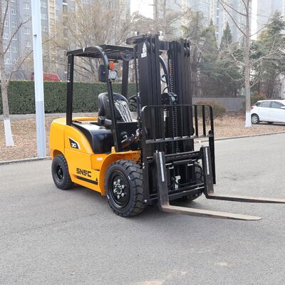 High Performance 3 Ton Diesel Forklift Industrial Truck With Smooth Drive
