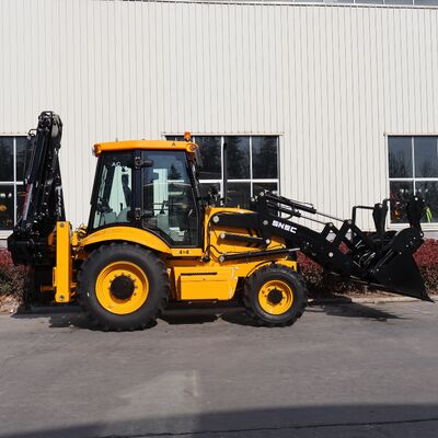 Efficient Operation Backhoe Loader 388 With 75kw Engine And 2500kg Loading