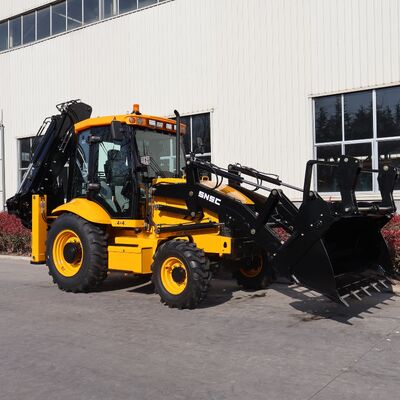Efficient Operation Backhoe Loader 388 With 75kw Engine And 2500kg Loading