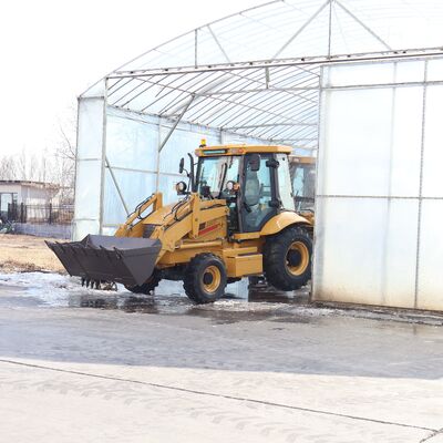 Compact Backhoe Loader 388 With 0.3m3 Bucket And Flexible Handling