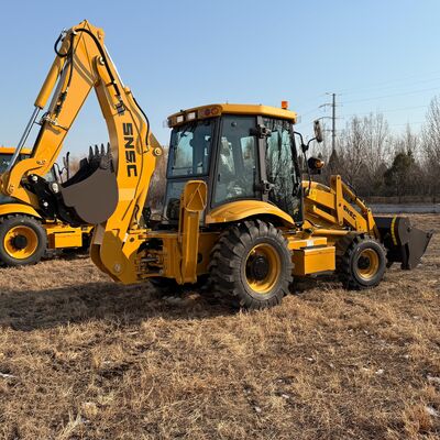 Heavy Duty 388 Backhoe Loader With High Ground Clearance And Strong Traction