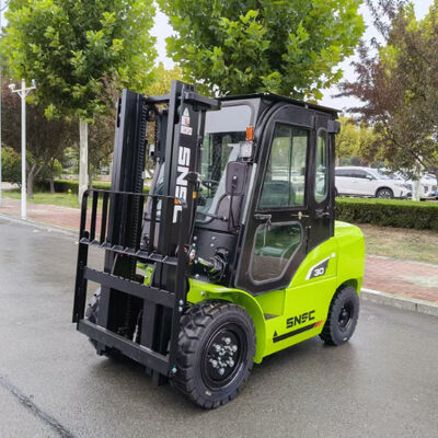 3 Ton Diesel Forklift with 3000kg Load Capacity Hydraulic Lift Mechanism and 12-Month Warranty for Industrial Use
