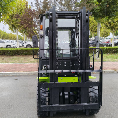 3 Ton Diesel Forklift with 3000kg Load Capacity Hydraulic Lift Mechanism and 12-Month Warranty for Industrial Use