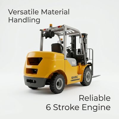 Zoomlion 5 Ton Diesel Forklift For Single Cylinder 6 Stroke Diesel Engine