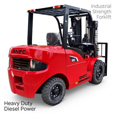 Heavy Load Diesel Forklift 5 Ton For Industrial Applications