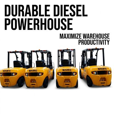 4 Ton Diesel Forklift With Side Shift For Warehouse Efficiency