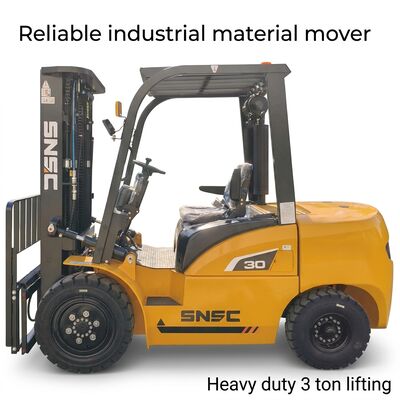 3 Ton Diesel Forklift With Powerful Engine And High Stability