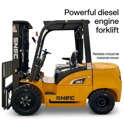 3 Ton Diesel Forklift With Powerful Engine And High Stability