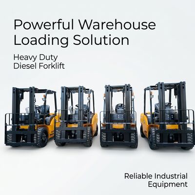 大型倉庫の積み込み作業用4トンディーゼルフォークリフト