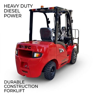 Heavy Duty 3 Ton Diesel Forklift With Strong Engine Performance