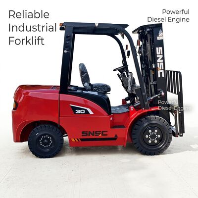 Heavy Duty 3 Ton Diesel Forklift With Strong Engine Performance