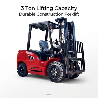Heavy Duty 3 Ton Diesel Forklift With Strong Engine Performance