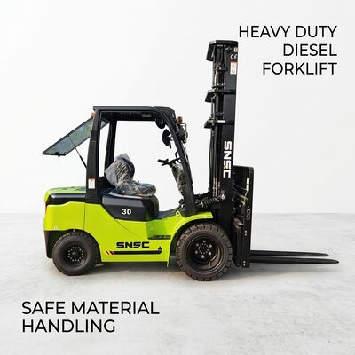 Industrial 3 Ton Diesel Forklift With High Stability And Safety