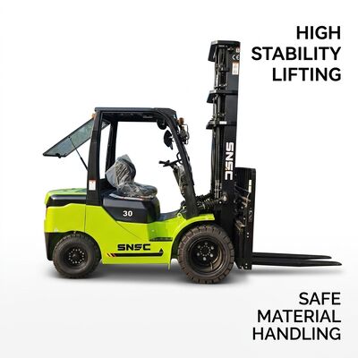 Industrial 3 Ton Diesel Forklift With High Stability And Safety