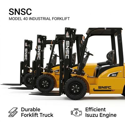 SNSC 4 Ton Forklift Truck Cab Heater Equipped With Japan Isuzu Engine