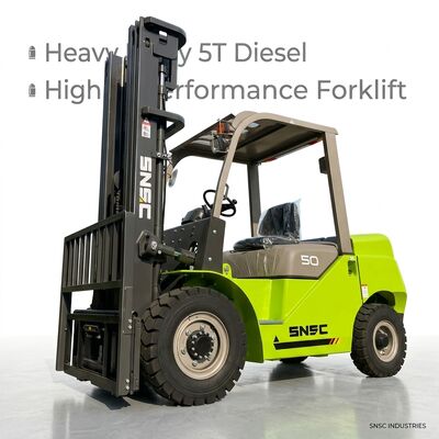 Fuel Efficient 5T Diesel Forklift Truck for Long Working Hours and Heavy Material Handling