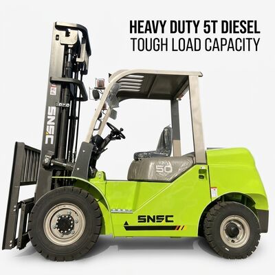 Fuel Efficient 5T Diesel Forklift Truck for Long Working Hours and Heavy Material Handling