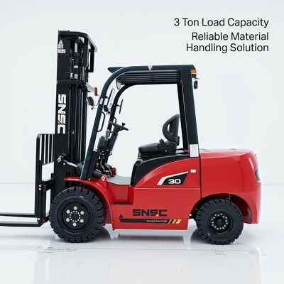 3 Ton Diesel Forklift Truck with 3000kg Load Capacity, Durable Construction, and Ergonomic Cabin