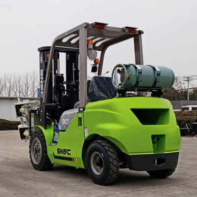 イージースタート 3トン デュアルフューエル フォークリフト LPG ガソリンエンジン 全天候型