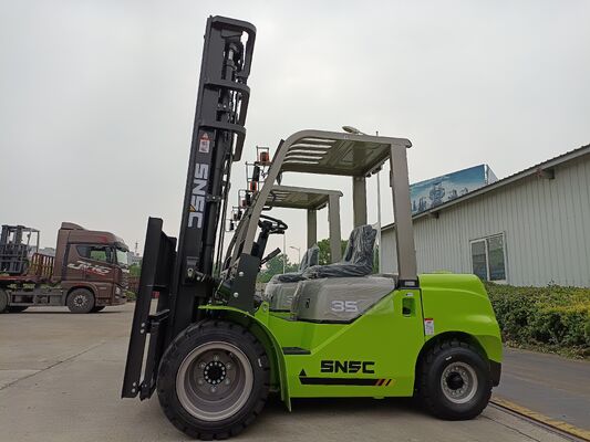 Dauerhafter hydraulischer 3,5 Tonnen schwerer Diesel-Forklift mit 3500 kg Tragfähigkeit