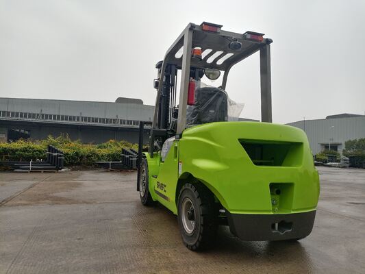 High Strength 3.5 Ton Diesel Forklift 3500kg With Stable Load Handling