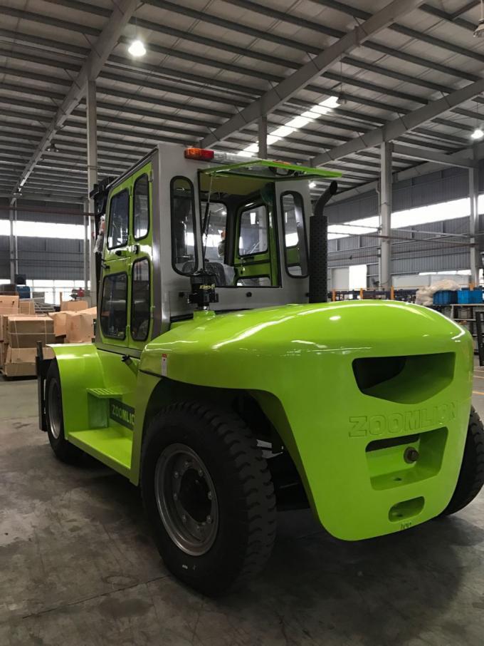  FD100 10 Ton Diesel Forklift With glass boom durable and high hardness material suitable for glass industry
