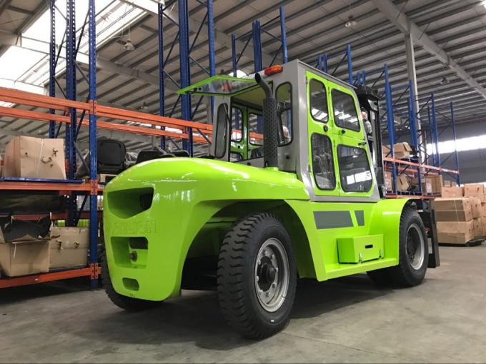  FD100 10 Ton Diesel Forklift With glass boom durable and high hardness material suitable for glass industry