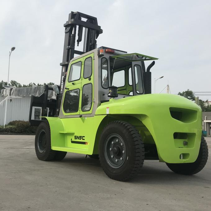  FD100 10 Ton Diesel Forklift With glass boom durable and high hardness material suitable for glass industry